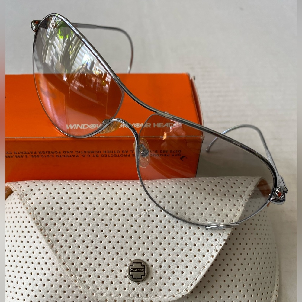 NWT Vintage Y2K Spy Optics Victoria Aviator Sunglasses